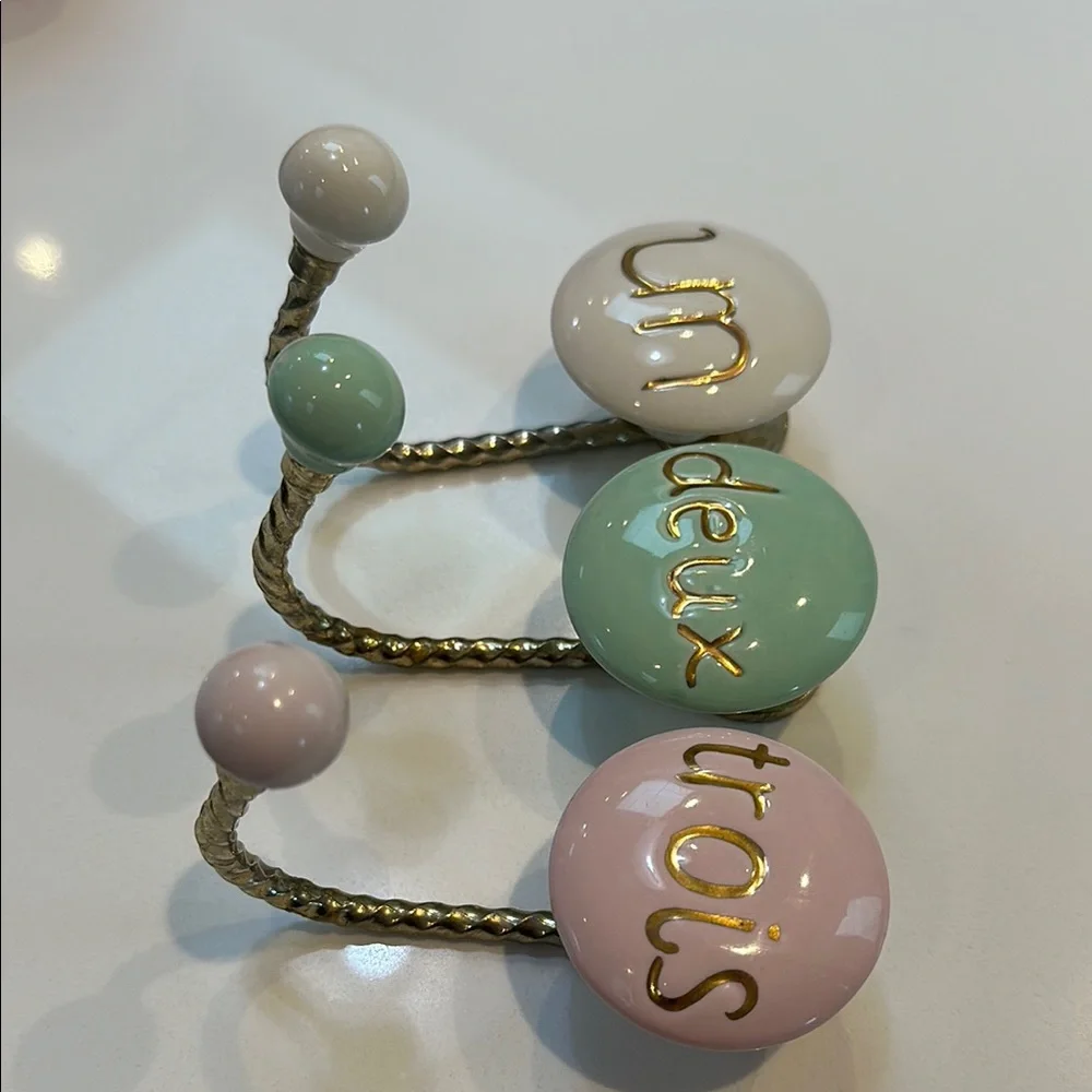 Colorful French Wall Hooks - Picture 2 of 3